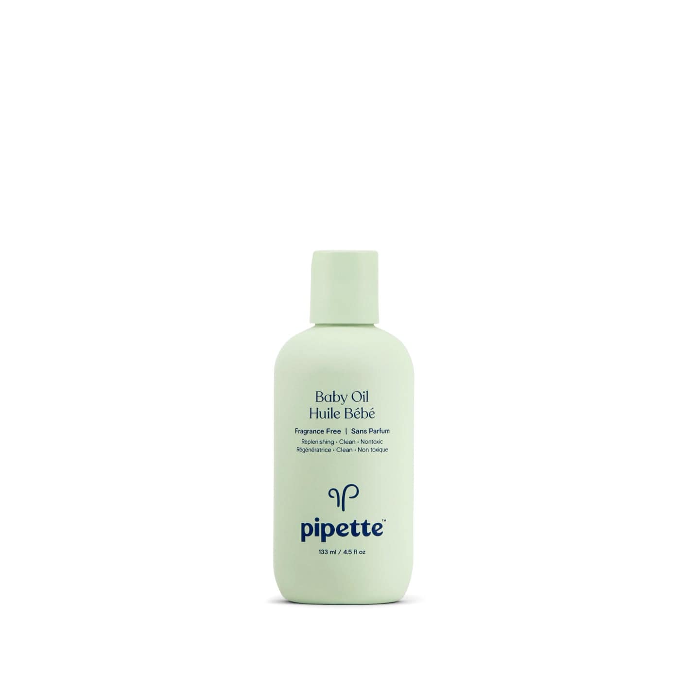 baby oil by pipette baby